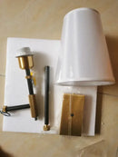 GobekUsa Copper Cloth LED Wall Lamp for Elegant Decor in Bedroom, Living Room & Corridor