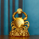 GobekUsa Copper Crab Ornaments for Wealth and Luxury Decor