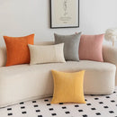 Decorbites corduroy striped patchwork pillow cover set living room by Decorbites