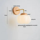GobekUsa Cotton LED Wall Lamps with Pull Chain Switch for Restaurant Living Room Bedroom