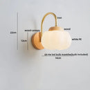 GobekUsa Cotton LED Wall Lamps with Pull Chain Switch for Restaurant Living Room Bedroom