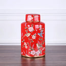 GobekUsa Country Ceramic Vase: Floral Home Decor Jar for Living Room & Dining Table