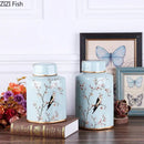 GobekUsa Country Ceramic Vase: Floral Home Decor Jar for Living Room & Dining Table