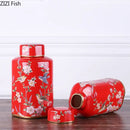 GobekUsa Country Ceramic Vase: Floral Home Decor Jar for Living Room & Dining Table