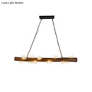 GobekUsa Country-style Mushroom Chandelier with 12 Wooden Bulbs for Indoor Pendant Lighting