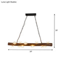 GobekUsa Country-style Mushroom Chandelier with 12 Wooden Bulbs for Indoor Pendant Lighting