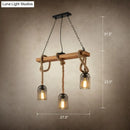 GobekUsa Countryside Mesh Pendant Lamp with Rope Cord