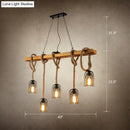 GobekUsa Countryside Mesh Pendant Lamp with Rope Cord