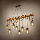 GobekUsa Countryside Mesh Pendant Lamp with Rope Cord