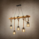 GobekUsa Countryside Mesh Pendant Lamp with Rope Cord
