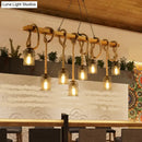 GobekUsa Countryside Mesh Pendant Lamp with Rope Cord