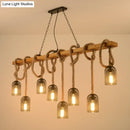 GobekUsa Countryside Mesh Pendant Lamp with Rope Cord
