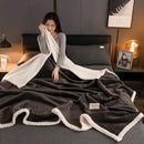 GobekUsa Cozy Autumn Blanket for Sofa Bed, Soft Warmth Single Double Blanket