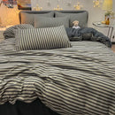 GobekUsa Cozy Nordic Plaid Bedding Set - Queen/King Size