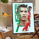 GobekUsa CR7 Self-Adhesive Art Poster for Home Decor