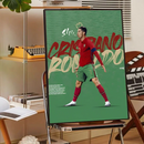 GobekUsa CR7 Self-Adhesive Art Poster for Home Decor