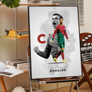 GobekUsa CR7 Self-Adhesive Art Poster for Home Decor