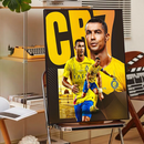GobekUsa CR7 Self-Adhesive Art Poster for Home Decor