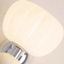 GobekUsa Cream Breeze Pumpkin LED Wall Sconces for Bedroom Living Room Dining Hallway