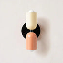 GobekUsa Cream Double Head Wall Lamp: Nordic Medieval Design for Bedroom, Children's Room, Study