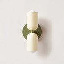 GobekUsa Cream Double Head Wall Lamp: Nordic Medieval Design for Bedroom, Children's Room, Study
