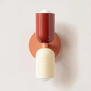 GobekUsa Cream Double Head Wall Lamp: Nordic Medieval Design for Bedroom, Children's Room, Study