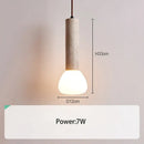 GobekUsa Cream Style Chandelier Living Room Led Pendant Lamp for Bedroom & TV Background