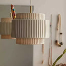 GobekUsa Cream Wind LED Chandelier: Nordic Minimalist Wabi Sabi Style for Dining Room, Bedroom & Bar