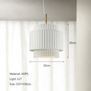 GobekUsa Cream Wind LED Chandelier: Nordic Minimalist Wabi Sabi Style for Dining Room, Bedroom & Bar