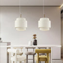 GobekUsa Cream Wind LED Chandelier: Nordic Minimalist Wabi Sabi Style for Dining Room, Bedroom & Bar