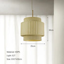 GobekUsa Cream Wind LED Chandelier: Nordic Minimalist Wabi Sabi Style for Dining Room, Bedroom & Bar