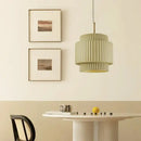 GobekUsa Cream Wind LED Chandelier: Nordic Minimalist Wabi Sabi Style for Dining Room, Bedroom & Bar