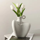 GobekUsa Creative Ceramic Human Vase for Home Decor