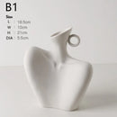 GobekUsa Creative Ceramic Human Vase for Home Decor