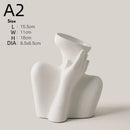 GobekUsa Creative Ceramic Human Vase for Home Decor