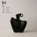 GobekUsa Creative Ceramic Human Vase for Home Decor