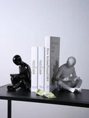 GobekUsa Creative Ceramics Sculpture for Modern Desktop Bookcase Decor and Home Craft Decoration