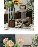 GobekUsa Creative Retro Glass Vase for Living Room