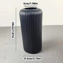 GobekUsa Creative Striped Plastic Flower Vase