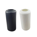 GobekUsa Creative Striped Plastic Flower Vase