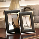 GobekUsa Crocodile Leather Modern Photo Frame for Living Room Decor & Gifts