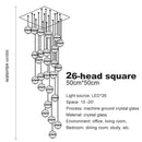 GobekUsa Crystal Ball Chandelier: Stylish Meteor Shower Lighting for Restaurant, Bar, and Home
