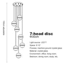 GobekUsa Crystal Ball Chandelier: Stylish Meteor Shower Lighting for Restaurant, Bar, and Home