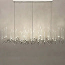 GobekUsa Crystal Branch Chandelier: Nordic LED Pendant Light for Home Décor & Wedding Lighting