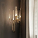 GobekUsa Crystal Branch Chandelier: Nordic LED Pendant Light for Home Décor & Wedding Lighting