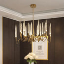 GobekUsa Crystal Branch Chandelier: Nordic LED Pendant Light for Home Décor & Wedding Lighting