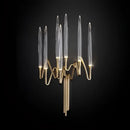 GobekUsa Crystal Branch Chandelier: Nordic LED Pendant Light for Home Décor & Wedding Lighting
