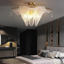 GobekUsa Crystal Butterfly Chandeliers: Elegant Modern LED Pendant Lights for Luxe Living Room