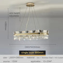 GobekUsa Crystal Butterfly Living Room Lamp: Luxury Postmodern Dining Room Lighting