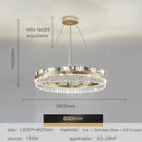 GobekUsa Crystal Butterfly Living Room Lamp: Luxury Postmodern Dining Room Lighting